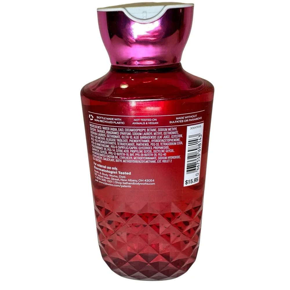 Bath & Body Works Twisted Peppermint Body Wash 10 oz Holiday Christmas NEW